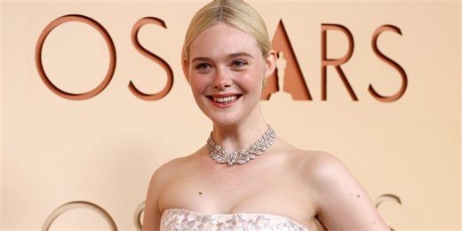 Elle Fanning Looks Like a Princess in a Sparkling Givenchy Ball Gown at the 2026 Oscars