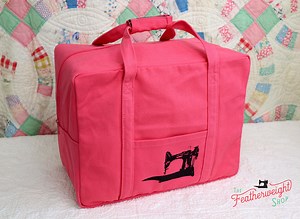 BAG, Tote for Featherweight Case or Tools & Accessories - BETTY'S STRAWBERRY PINK