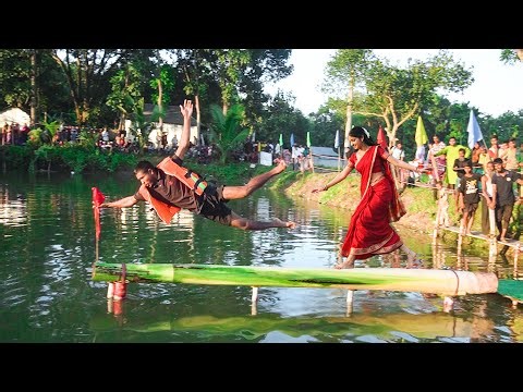 Most Epic Fall Ever! 🌊 Why did he jump like that?! #Mrbeast #AlGamingFun #Alamin9930 #Challenge