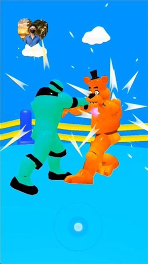 Freddy Fazbear vs Green Cyborg Epic 3D Boxing! 🐻🤖 #gaming #games #magic