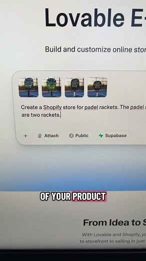 Building a shopify store has never been easier! #ai #shopify #ecom #lovable #chatgpt
