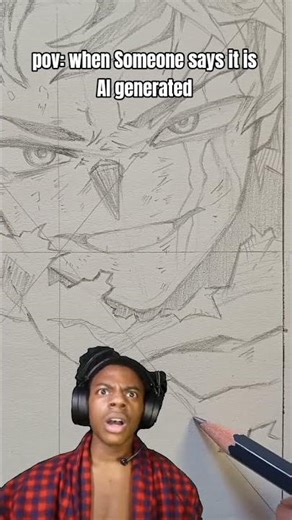 BTW it is hand drawnby DRAWKER #anime #shorts