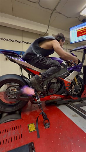 225WHP from the Aprilia Xtrenta with our tuning!! This bike is so rare that there’s only 100 examples in the world!! Stock this bike made a best number of 212WHP on ACN 91. Since this is a race bike not meant for the street, Aprilia already has their best programming you can get from the factory. We managed to get the bike to 215WHP with our custom tuning, and fixed some of lazy, low throttle inputs, as well as the AFR, which was all over the place stock. On race gas this bike produced an eye wa