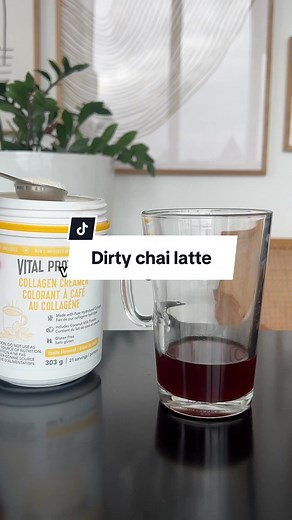 Make Your Own Dirty Chai Latte with Vital Proteins Collagen Creamer