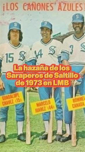 Saraperos de Saltillo, 1973: Una alineación histórica. Ese año, los Saraperos no fueron campeones…pero dejaron una gran hazaña en la Liga Mexicana de Beisbol. Todo el orden al bat titular bateó arriba de .300! #CienAñosSiendoElRey #LMB #LigaMexicanadeBeisbol #beisbolmexicano #SaraperosDeSaltillo #LMB1973 #BéisbolMexicano #LineupHistórico #DomingoCruz #RommelCañada #GabrielLugo #GregorioLuque #HistoriaDelBéisbol #LigaMexicanaDeBeisbol #SaltilloSaraperos #MexicanBaseball #LMB1973 #HistoricLineup #