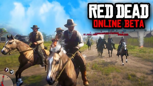 Horse racing death race! | Red Dead Redemption 2 online beta gameplay