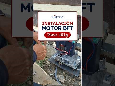 Instalación Motor BFT Deimos 600kg
