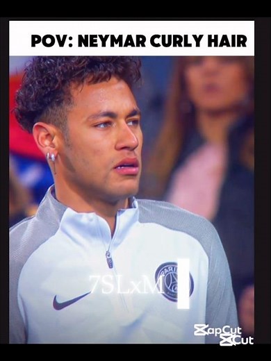 POV: Neymar curly hair #neymar #football #fypviralシ
