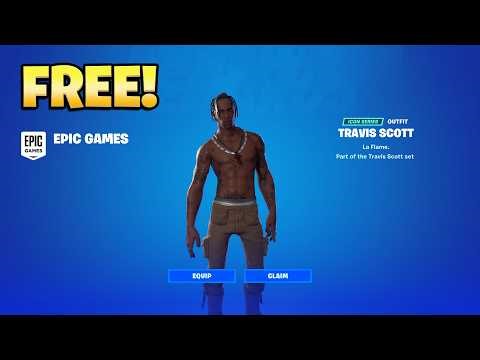 HOW TO GET TRAVIS SCOTT SKIN NOW IN FORTNITE!(FREE)