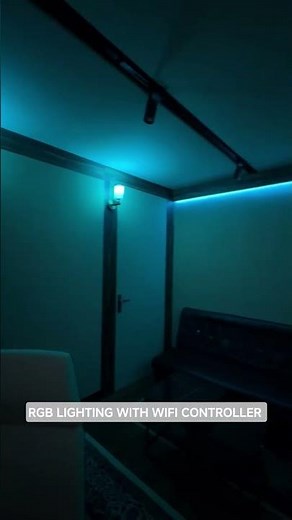 RGB LIGHTING WITH REMOTE CONTROL & RGB LED BULB WITH WIFI MOBILE CONTROLLED #ledlights. #studio
