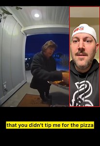 delivery driver takes her own tip This original video was produced by Network Media and Anthony T | Lights Camera Reactions