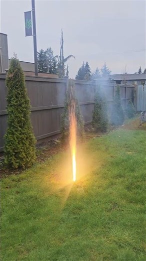 4th of July Potato Gun Projectile Rocket Motor Test Burn