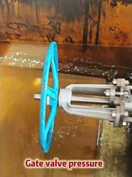 This pressure test is insane—our gate valve doesn’t flinch.