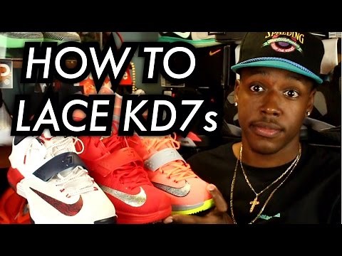 How I Lace My KD 7's! | TUTORIAL