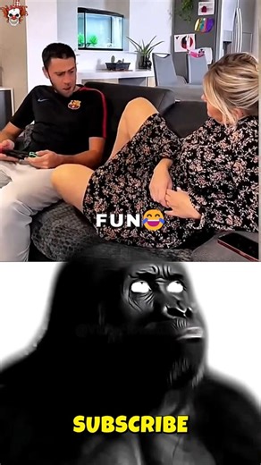 When you finally see it... his reaction is PRICELESS! 😳🦵#shorts