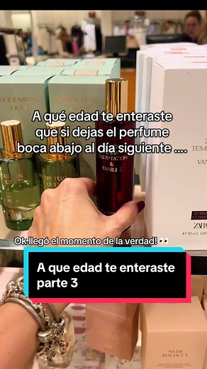 Consejos sobre el uso de perfumes: ¿dejarlo boca abajo?