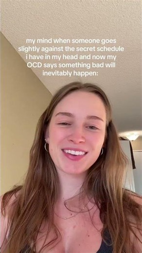 My brain follows a VERY strict schedule #ocd #ocdawareness