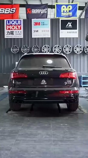 Audi Q5 2018-2022 refitted SQ5 Diffuser +4 outlet tail throat,Rear lip