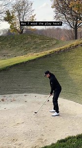 Was 7-Wood the play here?! 👀🏌️‍♂️ 📹 via IG: macbouchergolf | Clubhouse Golf