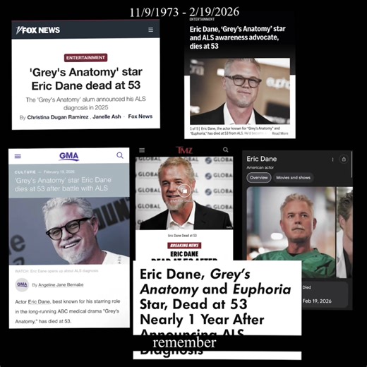 Remembering Eric Dane: A Heartfelt Tribute