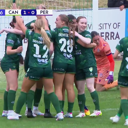 Two cracking goals from the first half to have us in front! #UniteWithUs #CUInGreen #CBRvPER | Canberra United Football Club