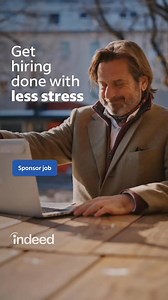 Can’t beat that “Hiring’s been taken care of” feeling. Find better candidates faster. Sponsor a job on Indeed. | Indeed for Business