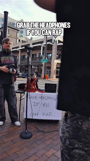 Kurtis Hoppie on Instagram: "This Christian rapper took me off guard 😳 Song: SPEAK THE NAME #ChristianRap #rap #Rapper #streetperformer #christian"