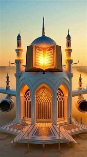 “The Future of Mosque Design – Created by AI 🤖🕌” #beautiful #