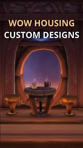 CUSTOM Tables & Stools in WoW Housing