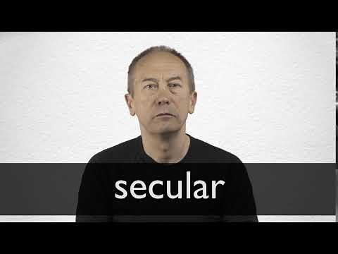 How to pronounce SECULAR in British English