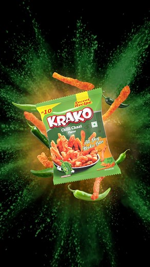 Spice so bold, it wakes your mood! Crunch it, feel it, love it! Try out Krako Tangy Tomato and Chili Chaat now! | PRAN KRAKO