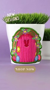 Step into spring magic with new machine embroidery designs! This adorable in-the-hoop Bunny Door is the perfect way to say, "Happy Easter." Shop Now: https://www.urbanthreads.com/designs/tag/release/20230310-ut-spring-magic #urbanthreads #inthehoop #machineembroidery #machineembroiderydesign #machineembroiderydesigns #easterembroidery #easter #bunnydecor #easterdecor #easterembroidery #easter2023 #springembroidery #inthehoop #inthehoopembroidery #embroideryfiles #patches #embroideredpatches | Ur