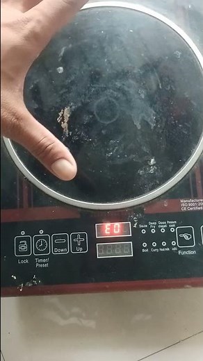 Electric ⚡ cook top E0 error