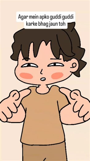 Shybham Ji on Instagram: "What if I tickle u and run away.."