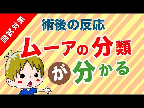 【解剖生理学】ムーアの分類をわかりやすく解説【看護国試対策】
