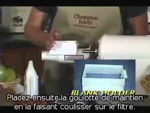 Extracteur de jus Champion 2000+