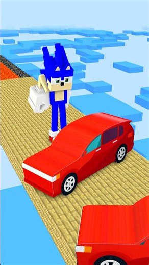 Floor Is LAVA for SONIC in Funny RAGE CONTROL RUNN Challenge - Level 69 #shorts