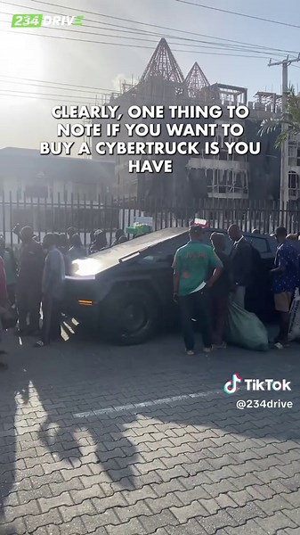 You better be ready for the attention that comes with the Cybertruck 😭😭😭 #234drive #Cybertruck #Polanco