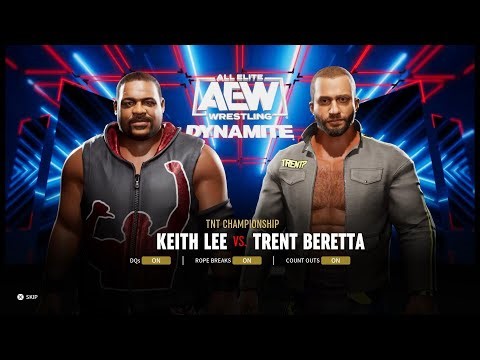AEW Fight Forever - Keith Lee vs. Trent Beretta (PS4)