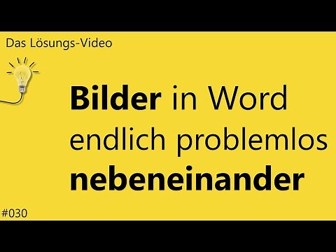 Solution video 030: Finally, easily place images side-by-side in Word
