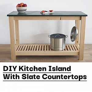168K views · 3.1K reactions | Inexpensive Kitchen Island With Simple Countertop (Less than $100)  | HomeMade Modern | Facebook