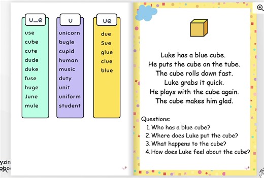 32K views · 152 reactions | Long Vowels Stories with WH Questions 31...