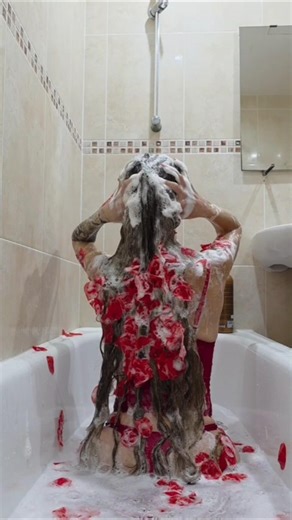 😱Washing My Very Long Natural Hair 🧜‍♀️ New Long Hair Wash video ✨️How to Grow Long hair🔥 #longhair