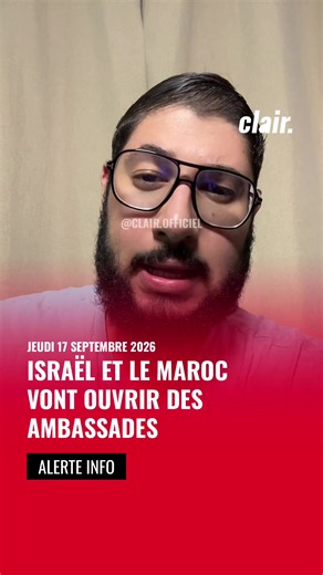 Israel et le Maroc vont ouvrir des ambassades #israel #maroc #palestine #actu #pourtoi