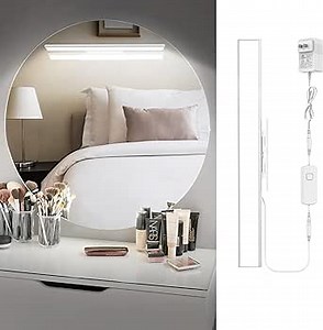 MY BEAUTY LIGHT Bright Dimmable Led Vanity Light Bar for Mirror, 2600K-6800K Adjustable Color Temperature Bathroom Vanity Light Fixtures, 0°-135° Angle Adjustable LED Makeup Mirror Lights