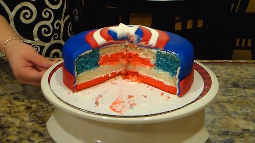 583K views · 3.6K reactions | Here's how to make awesome Captain America shield cake. Thanks to Eureka Cake Designs! | Insider Entertainment | Facebook