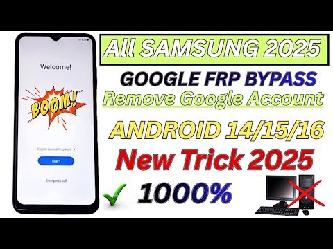 2026 All Samsung FRP Bypass | New Method Android 14/15/16 | How To Skip Gmail Account Lock | NO PC