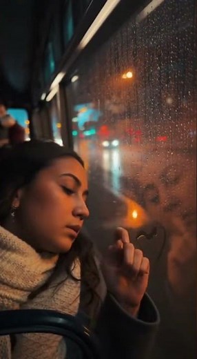 🚌 City Bus Love | A Heart in the Rain 💔🌧️ | Cinematic Urban Romance