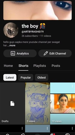 Help write a catchy channel description or bio 🥺