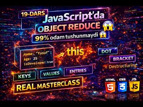 👉 JavaScript Objects 🔥 | 99% odam tushunmaydi (REAL PRO LEVEL) 😱